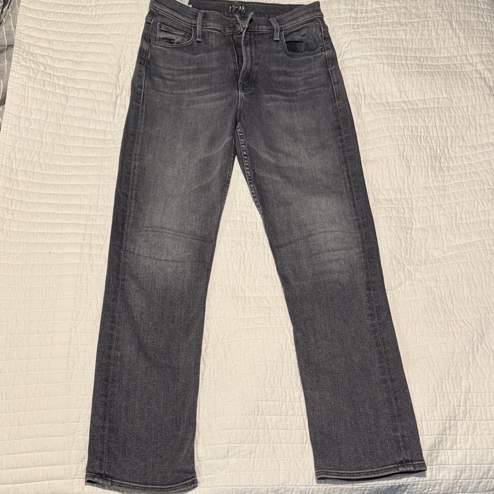 MOTHER High Waisted Ryder Skimp Straight Leg Jeans